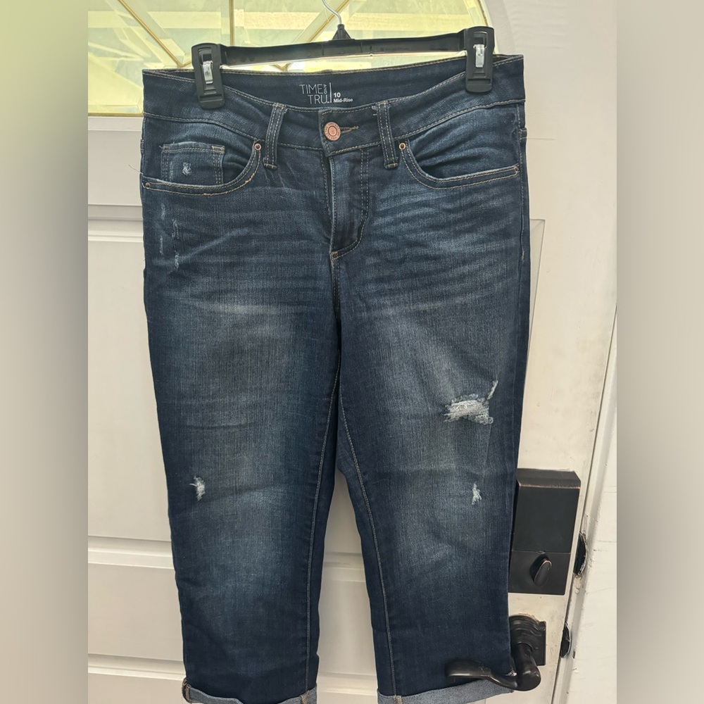 Time True Jean capri size 10